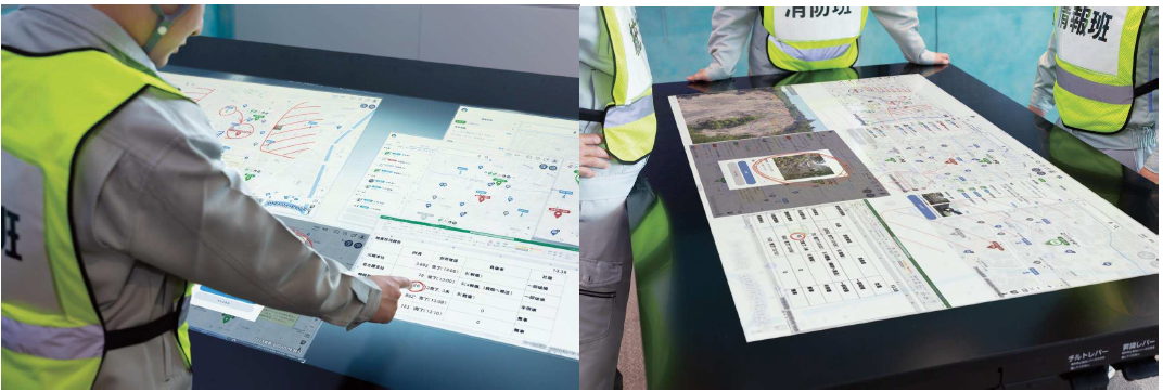 ＜「V-CUBE コラボレーション」と「V-CUBE コミュニケーションマップ」の連携利用シーン＞