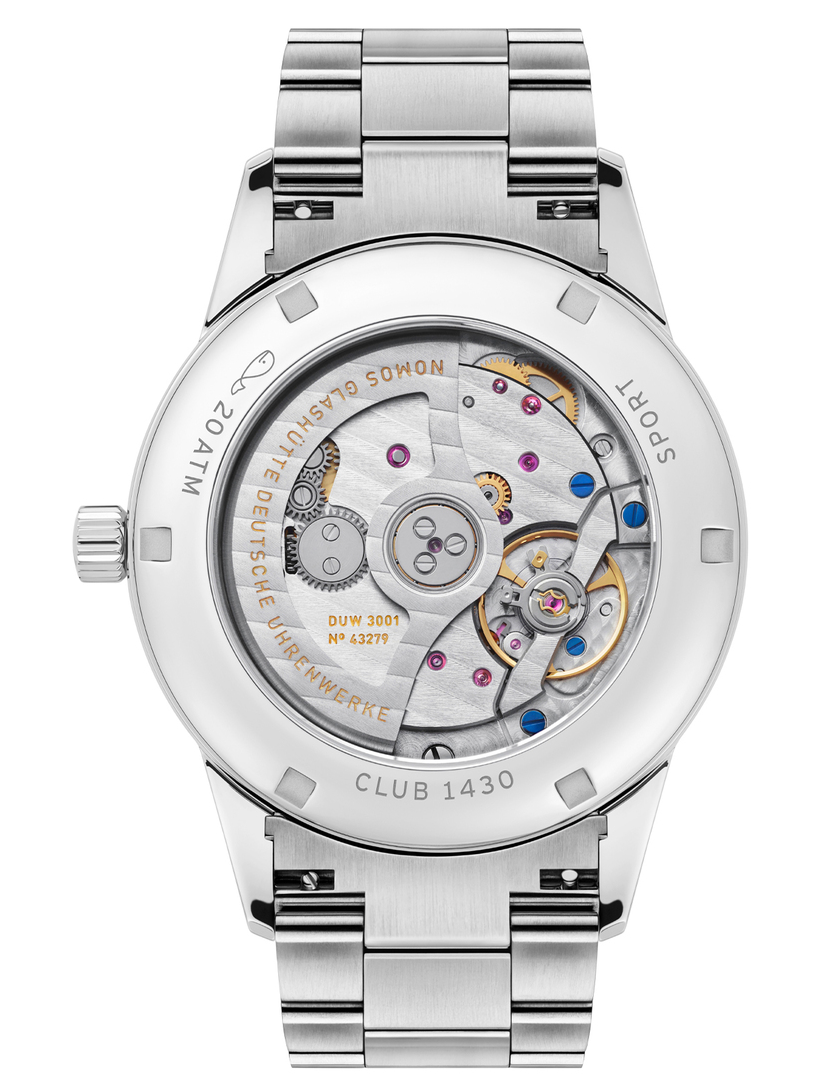 ノモススウィングシステムを備えたDUW3001自動巻キャリバー