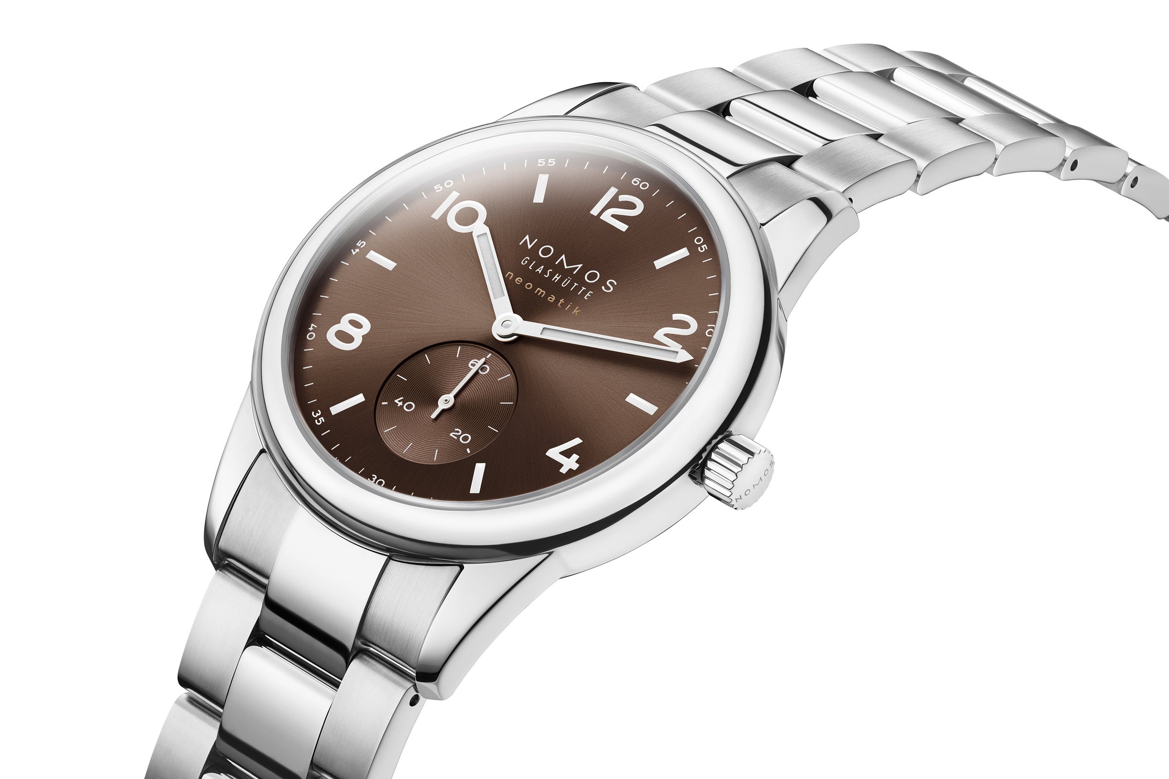 サンバーストポリッシュの文字盤が表すのは、スタイルと審美眼。