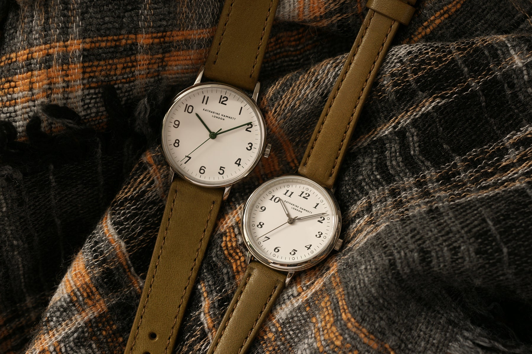 新品未使用★キャサリンハムネット腕時計スモールセコンドベイビー★ローズゴールド KATHARINE HAMNETT LONDON キャサリンハムネット BABY RECTANGLE