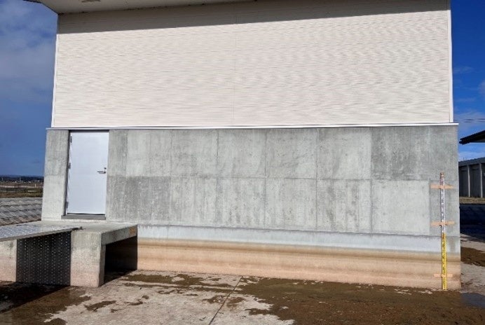 図２　計測対象となる浸水跡のイメージ