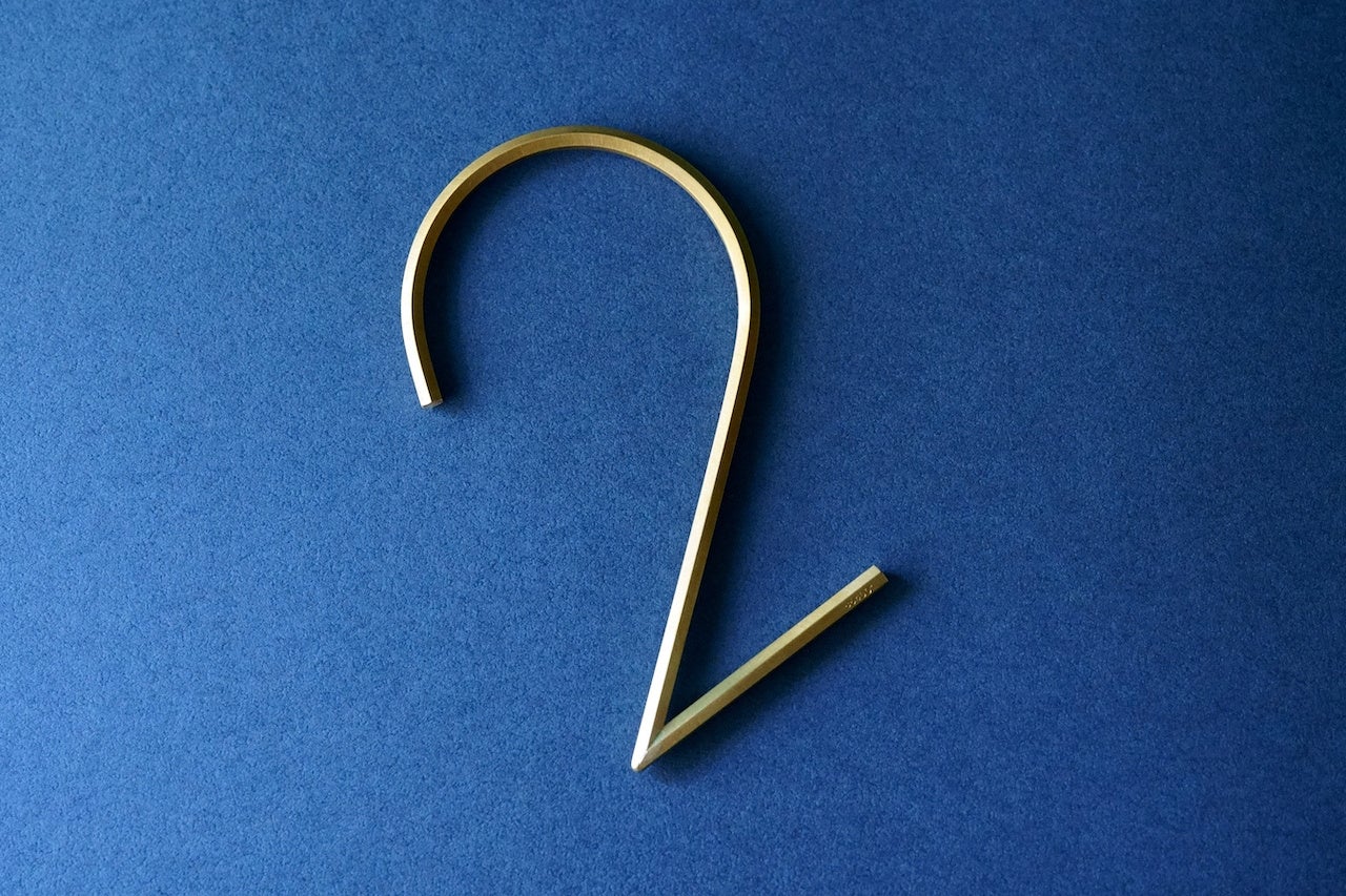 真鍮のS字フック 六角棒