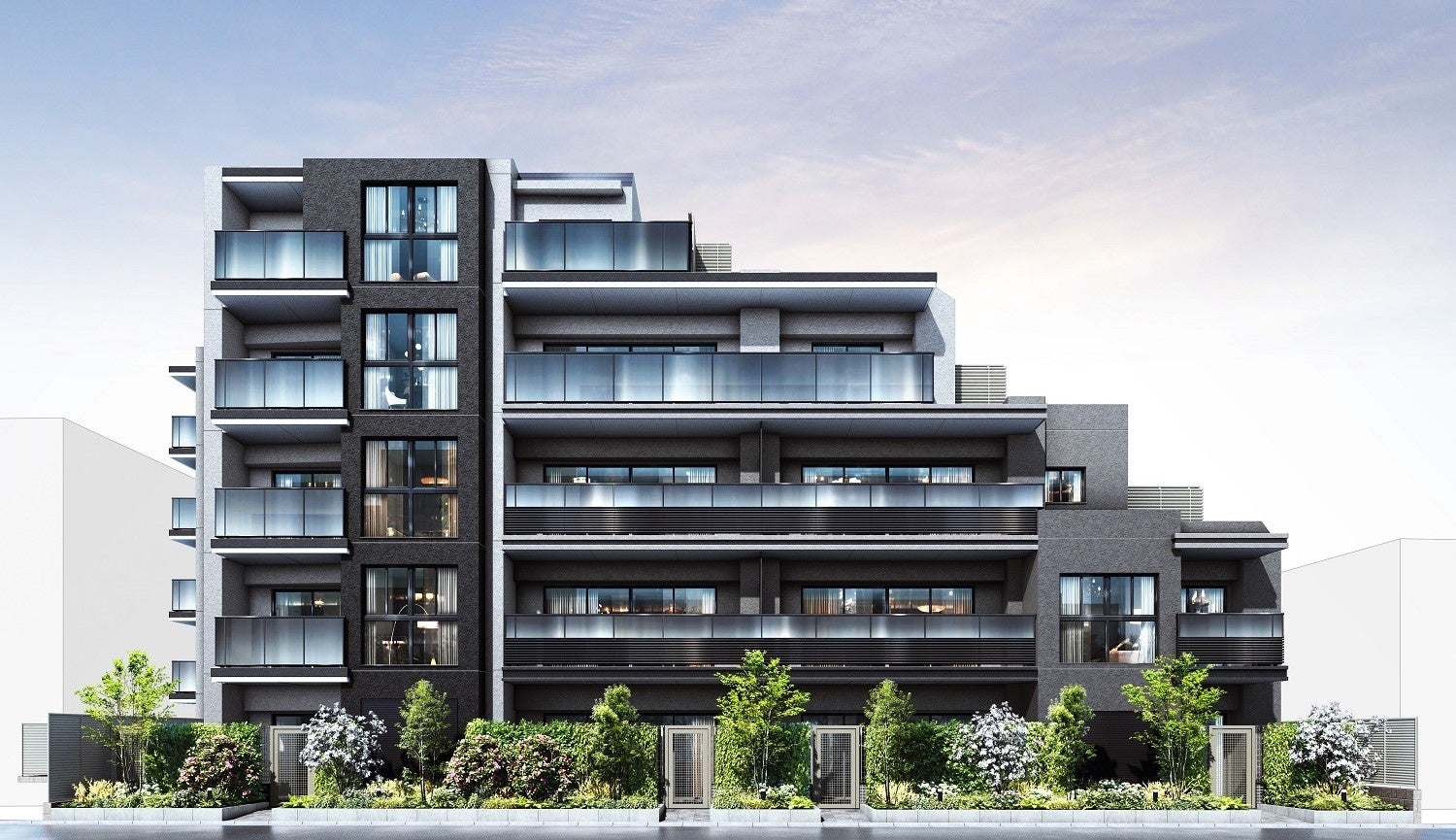 外観（東側）完成予想CG