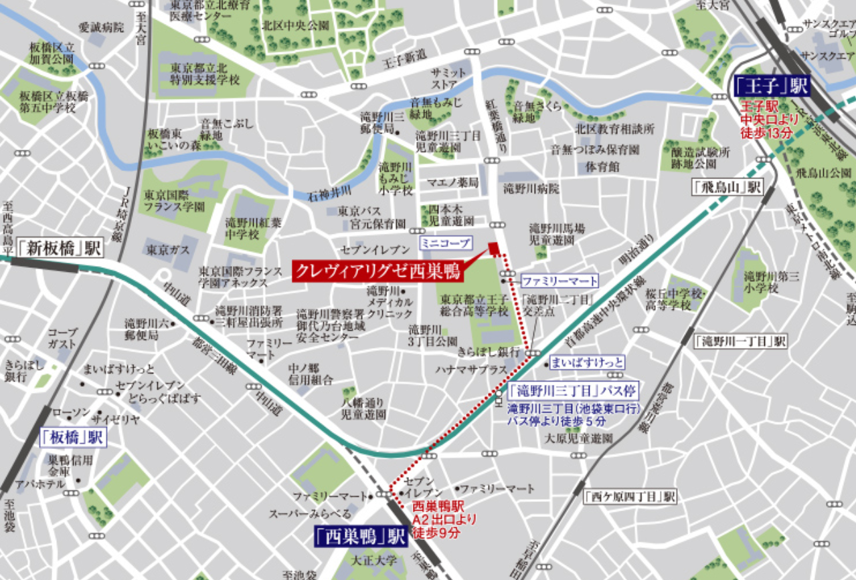 ＜現地案内図＞