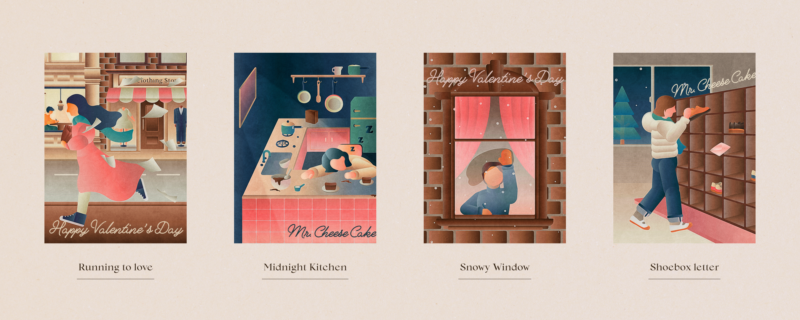 Scene By Mr Cheesecake から バレンタイン限定デザインのグリーティングカードが登場 イラストレーター 新井リオ氏とコラボレーション 大切な人へ想いを届けよう 株式会社 Mr Cheesecakeのプレスリリース