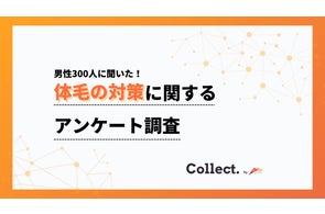 男性のムダ毛対策が新常識に。40%が自己処理、1割が脱毛サロン・クリニック利用【collect.(コレクト)】