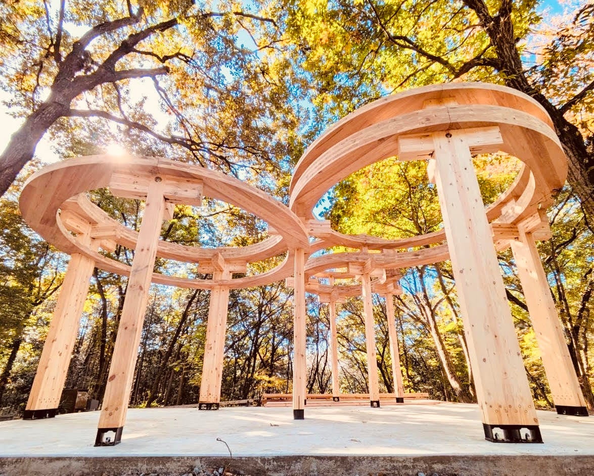 エヌ・シー・エヌ、非住宅木造建築フェア展示躯体を「Wood Structure