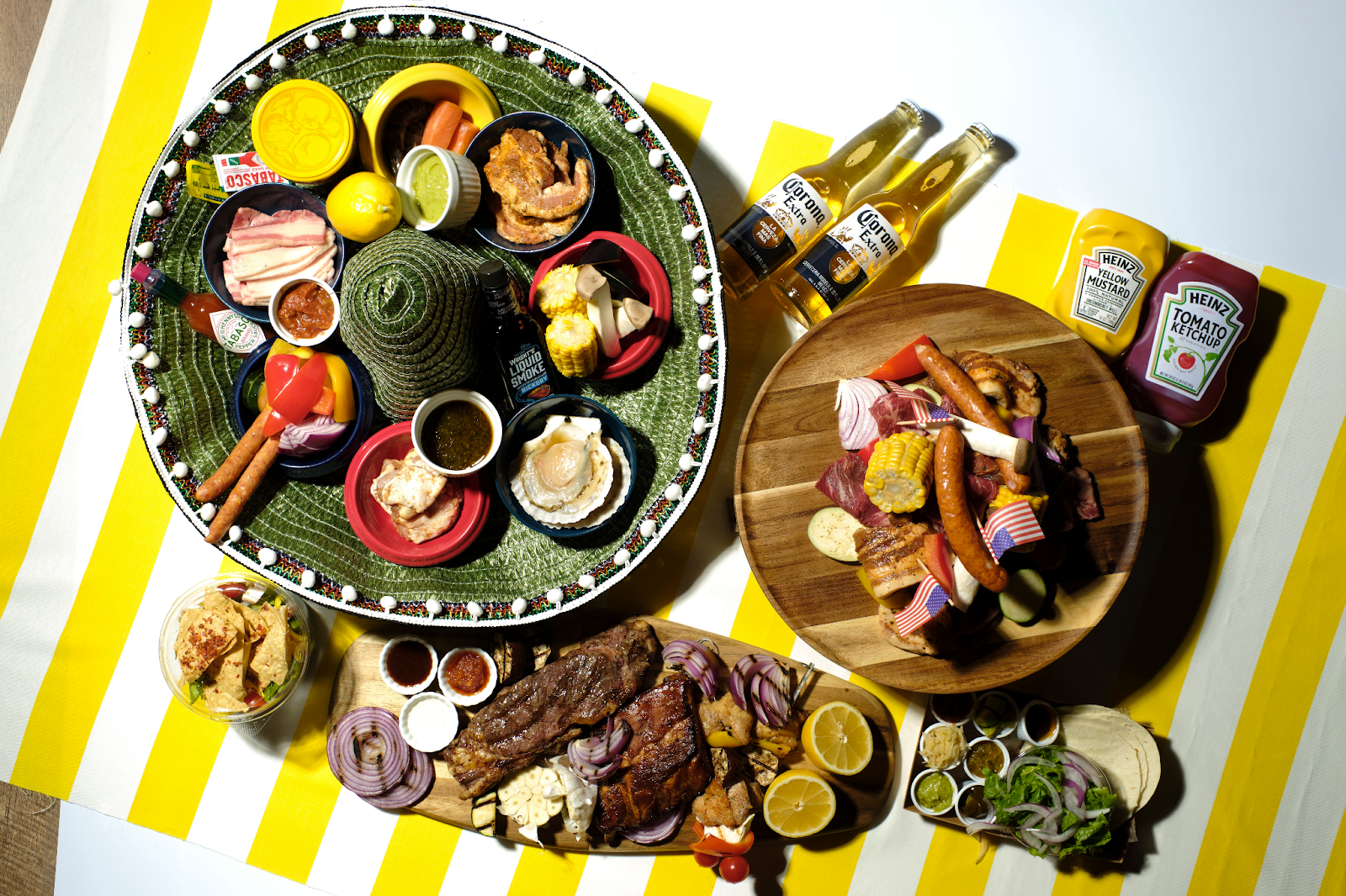 世界3か国のバーベキューを選べる♪