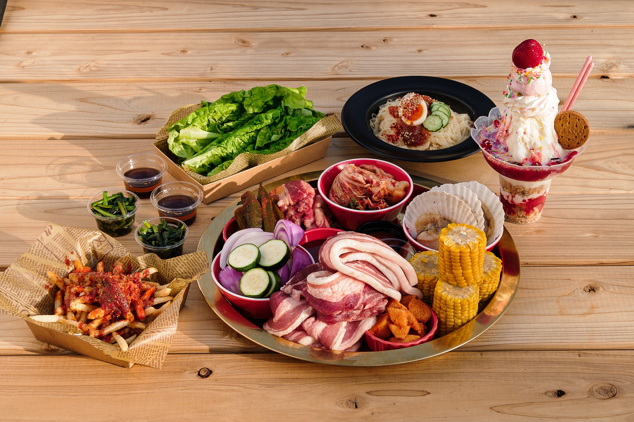 オリジナルの韓国BBQ