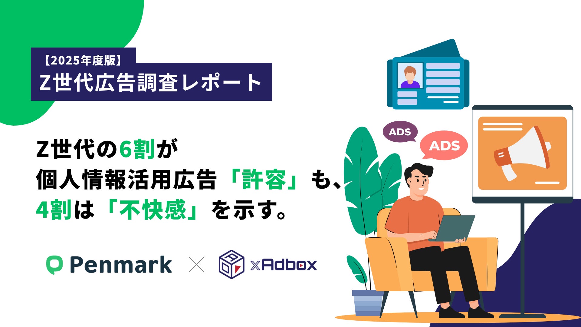 Z世代の広告調査】Z世代の6割が個人情報活用広告を「許容」も、4割は Z世代の広告調査】Z世代の6割が個人情報活用広告を「許容」も、4割は