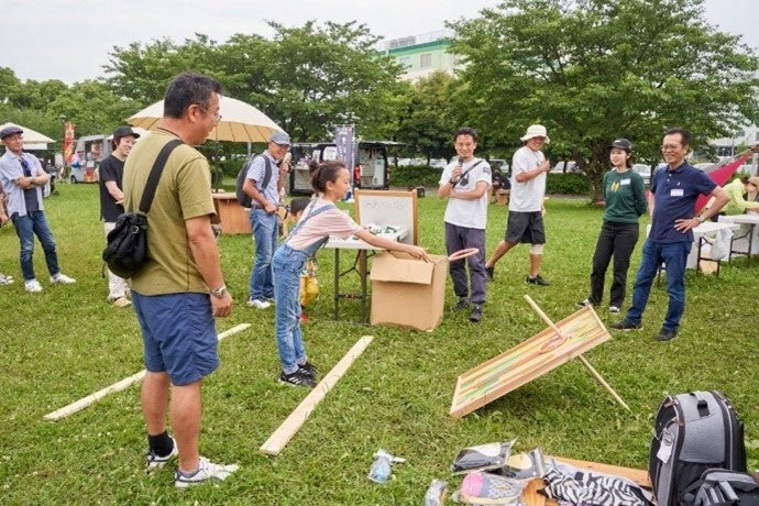 チャリティ輪投げ