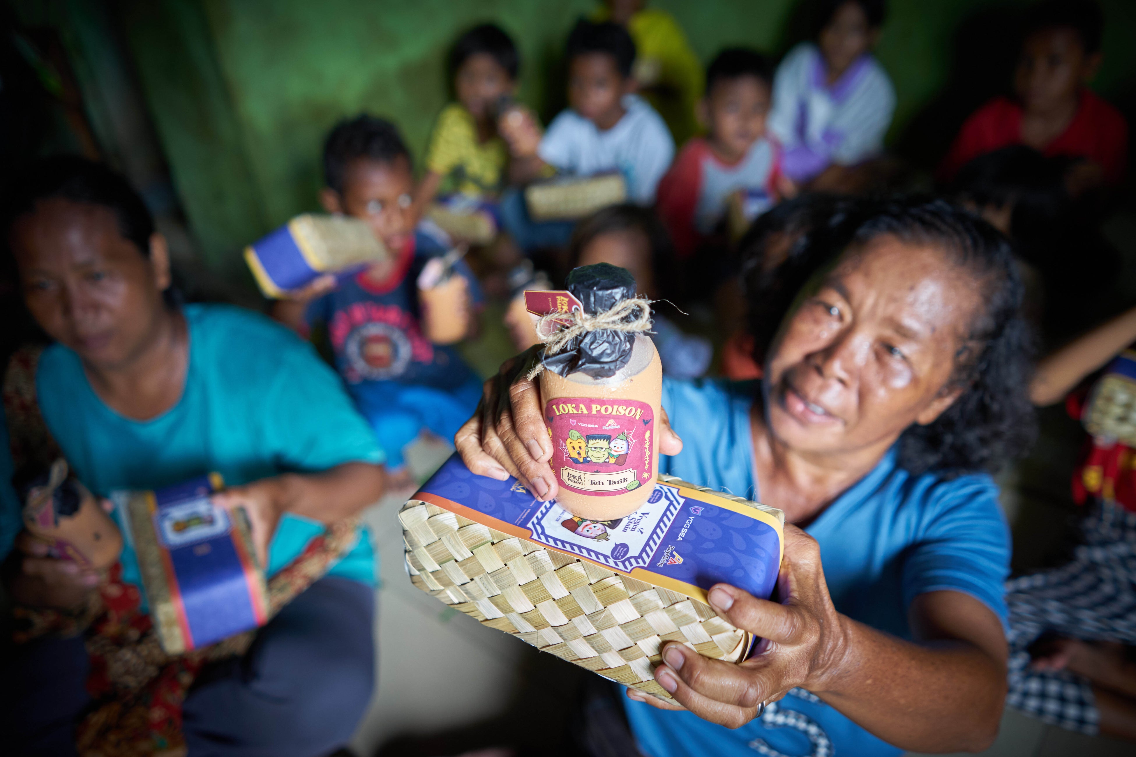 10月に実施したチャリティー活動の写真