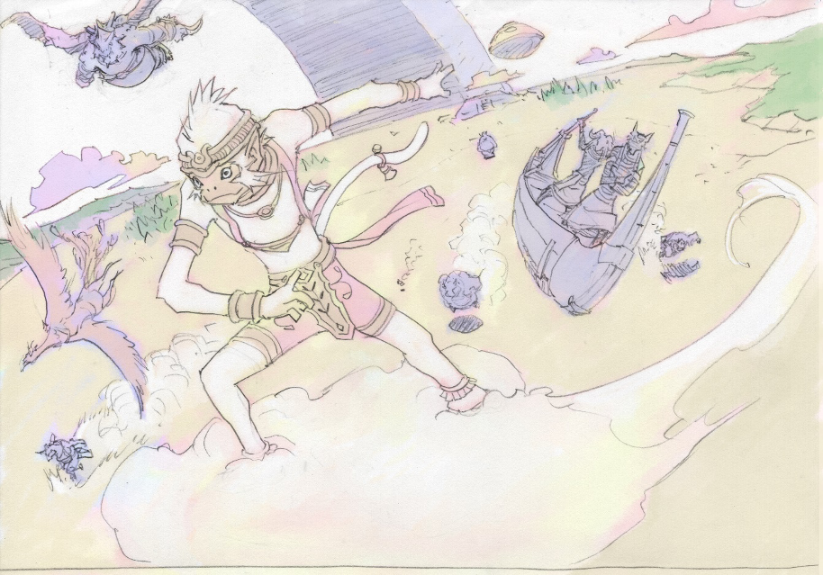 『藤原カムイ国』のコンセプトアート②