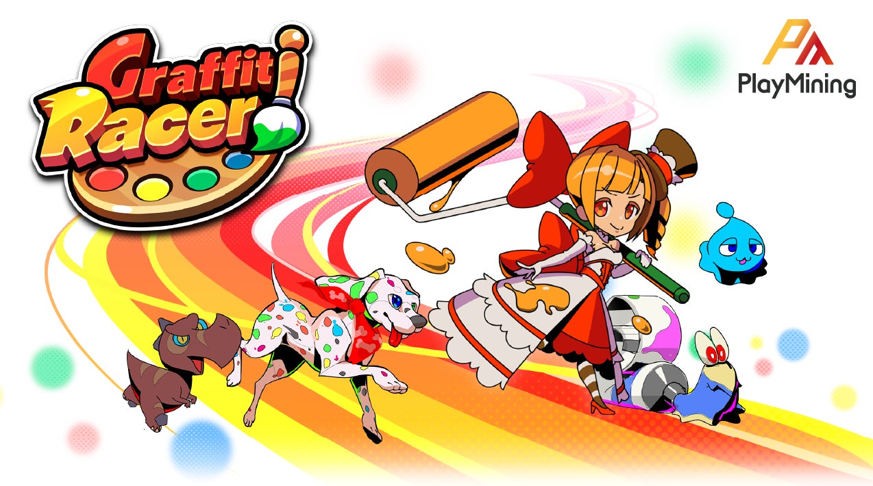 「ぬりえ×レース」の新感覚NFTゲーム登場!PlayMining第5弾・ゲームタイトル『Graffiti Racer』のローンチ&プレセール実施を発表