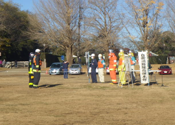 ＜現場指揮本部＞
