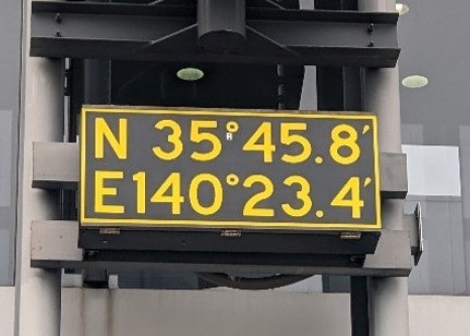 ■スポット緯度経度表示灯