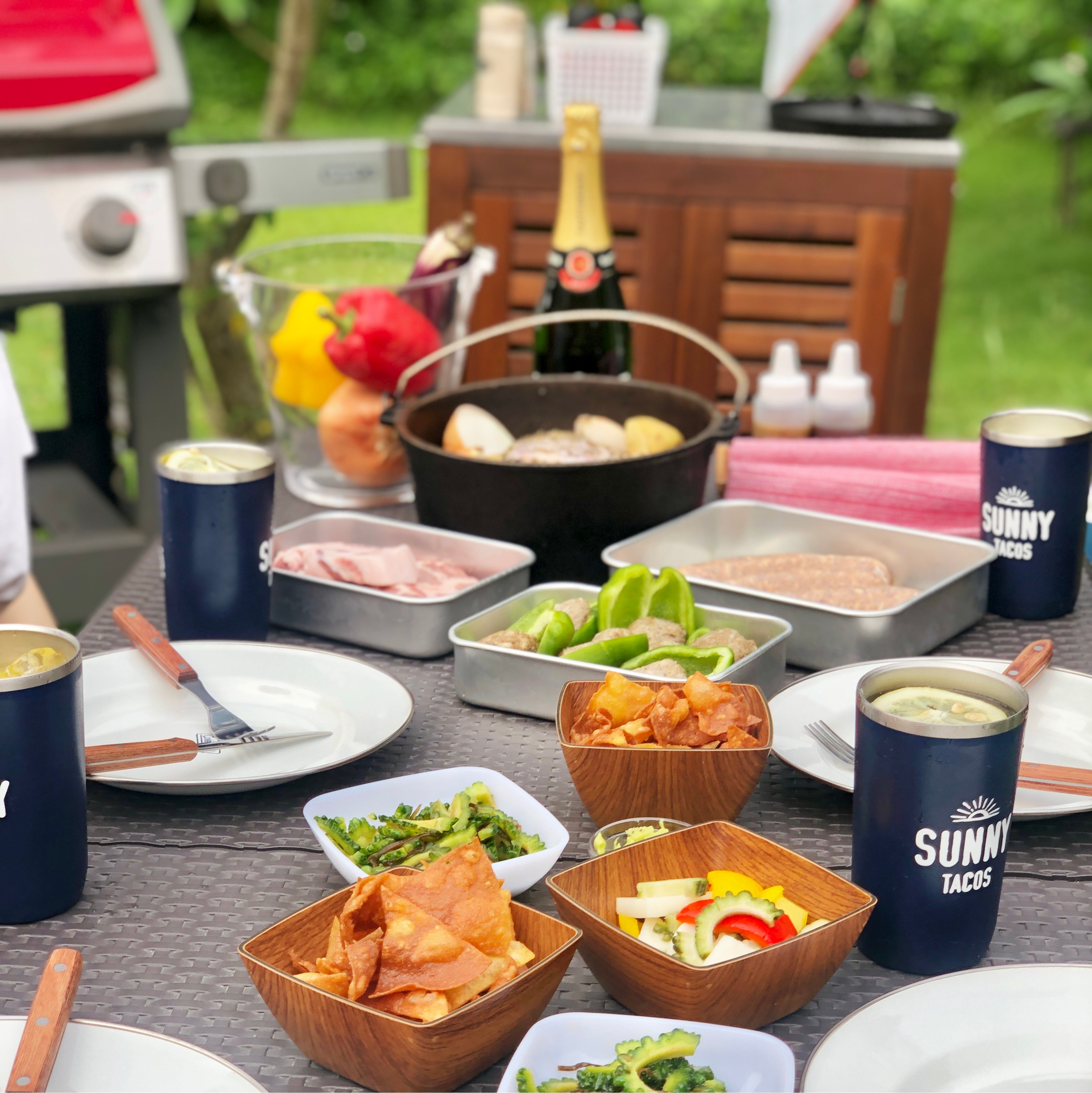 沖縄食材を手ぶらでBBQ