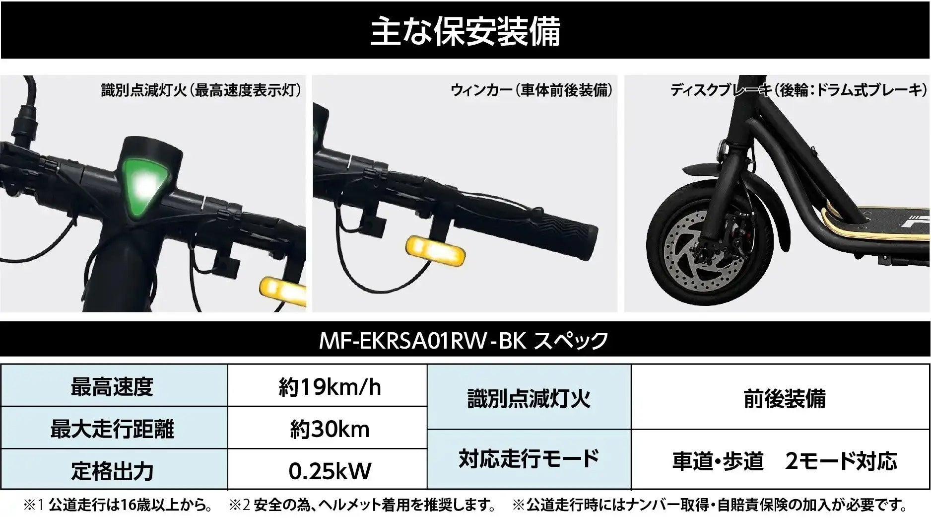 楽天「Show !t」 7月販売予定 Meister F【公道/歩道走行可能