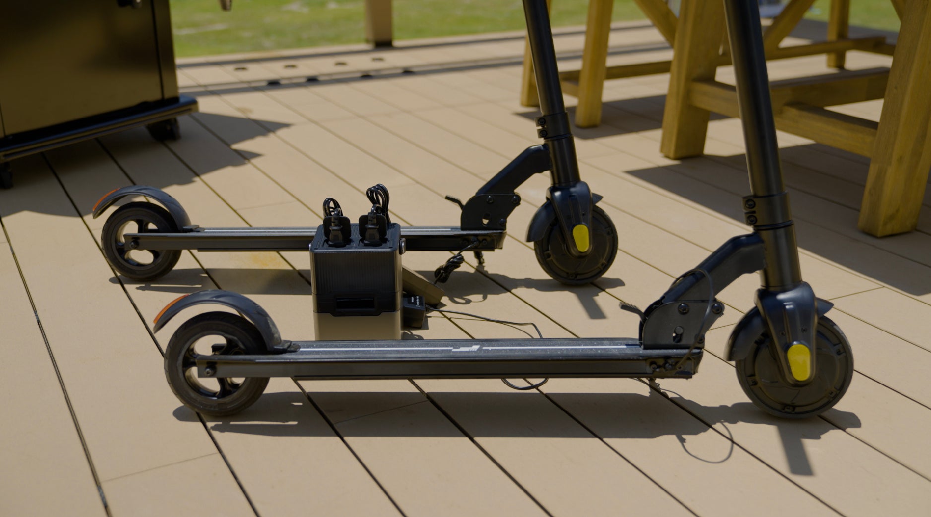 1回4.5時間の充電で約9㎞走行可能