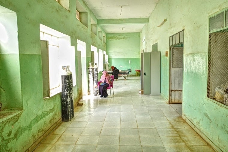 MSFが支援するハルツーム州ウムダワンバン病院＝2023年7月23日 © MSF