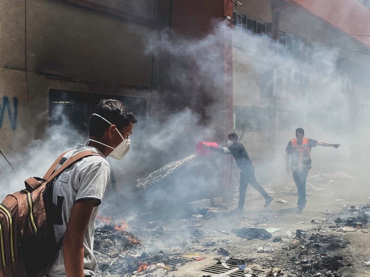 ガザ地区南部ハンユニス＝2024年4月23日　© Ben Milpas／MSF