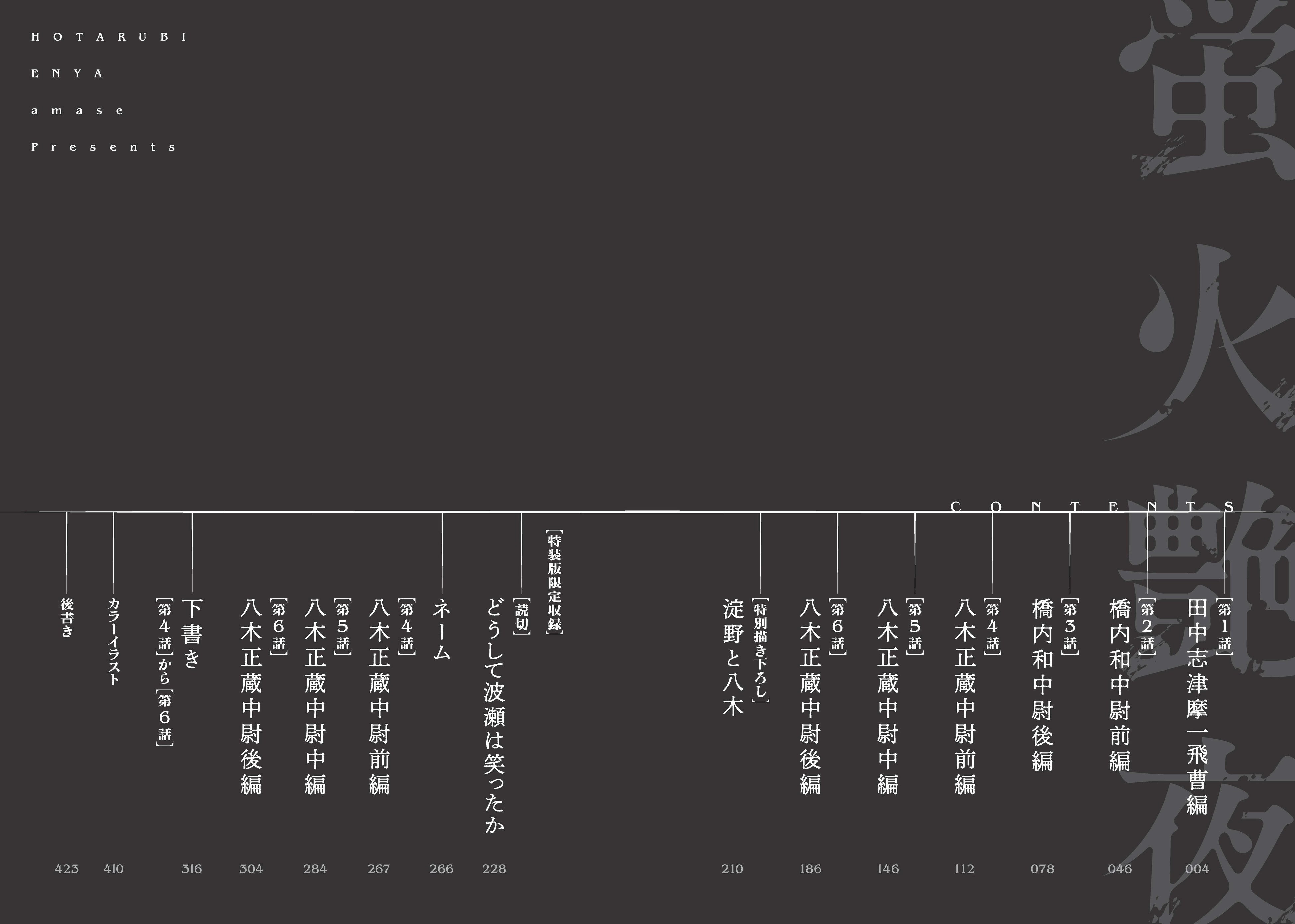 特装版　目次