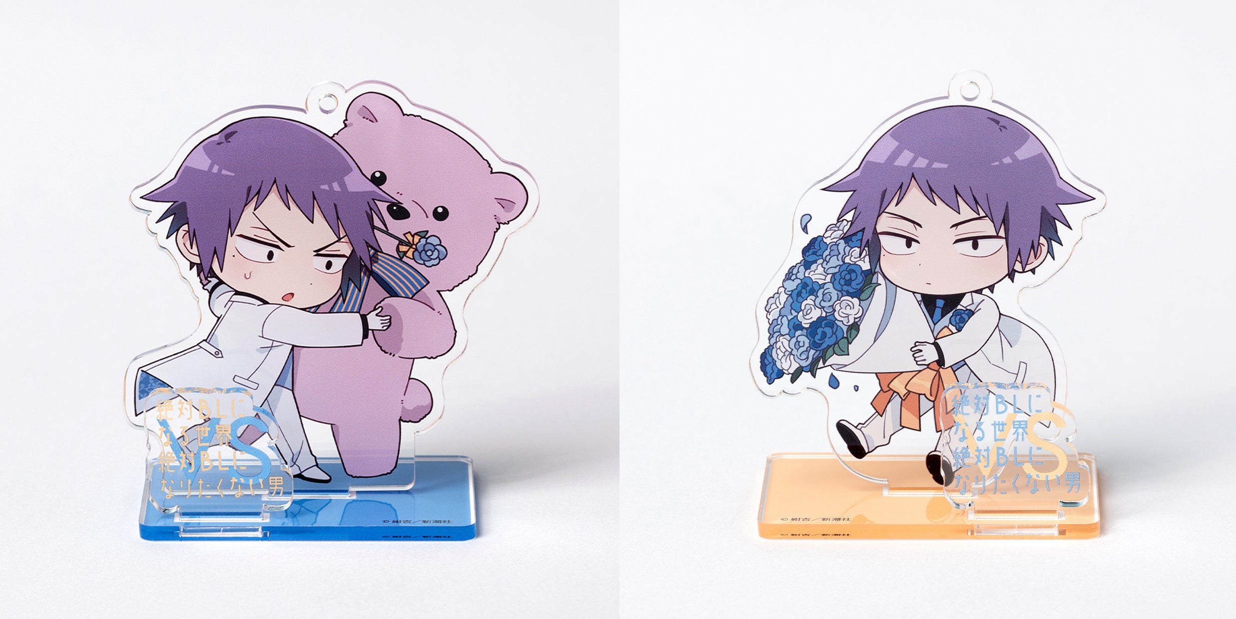 左（A：クマ） 右（B：バラ）