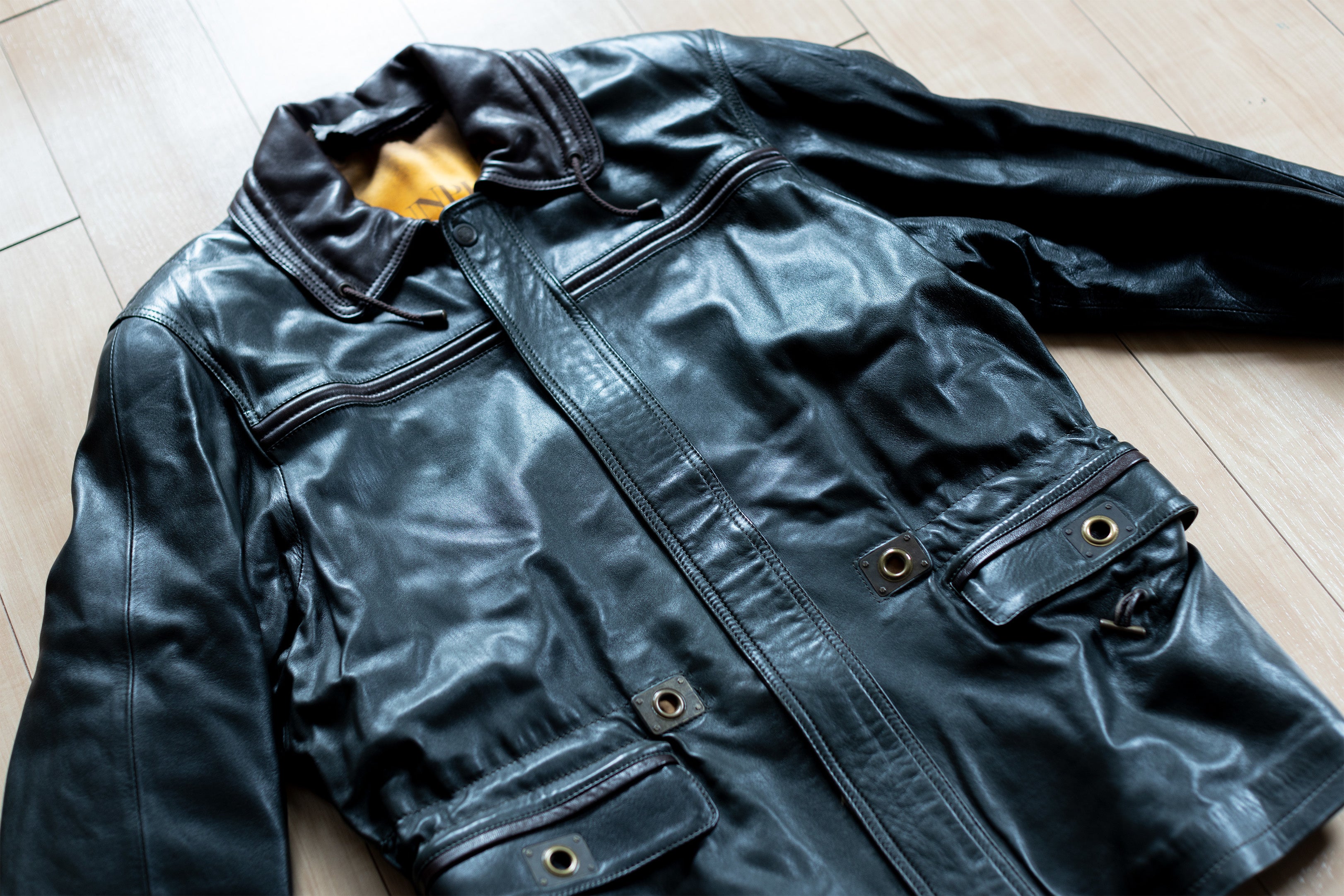 ジャケットtoトートバッグリメイク