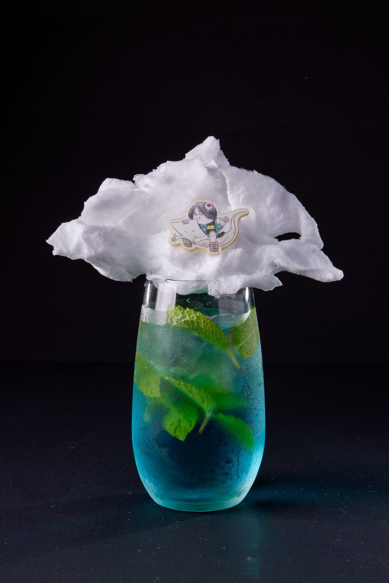 鬼太郎と一反もめんのお空の散歩