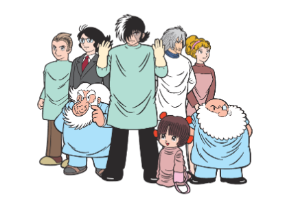 フォトスポットのキャラクターイメージ画像 ©Tezuka Productions ※実際の展示内容とは異なります。