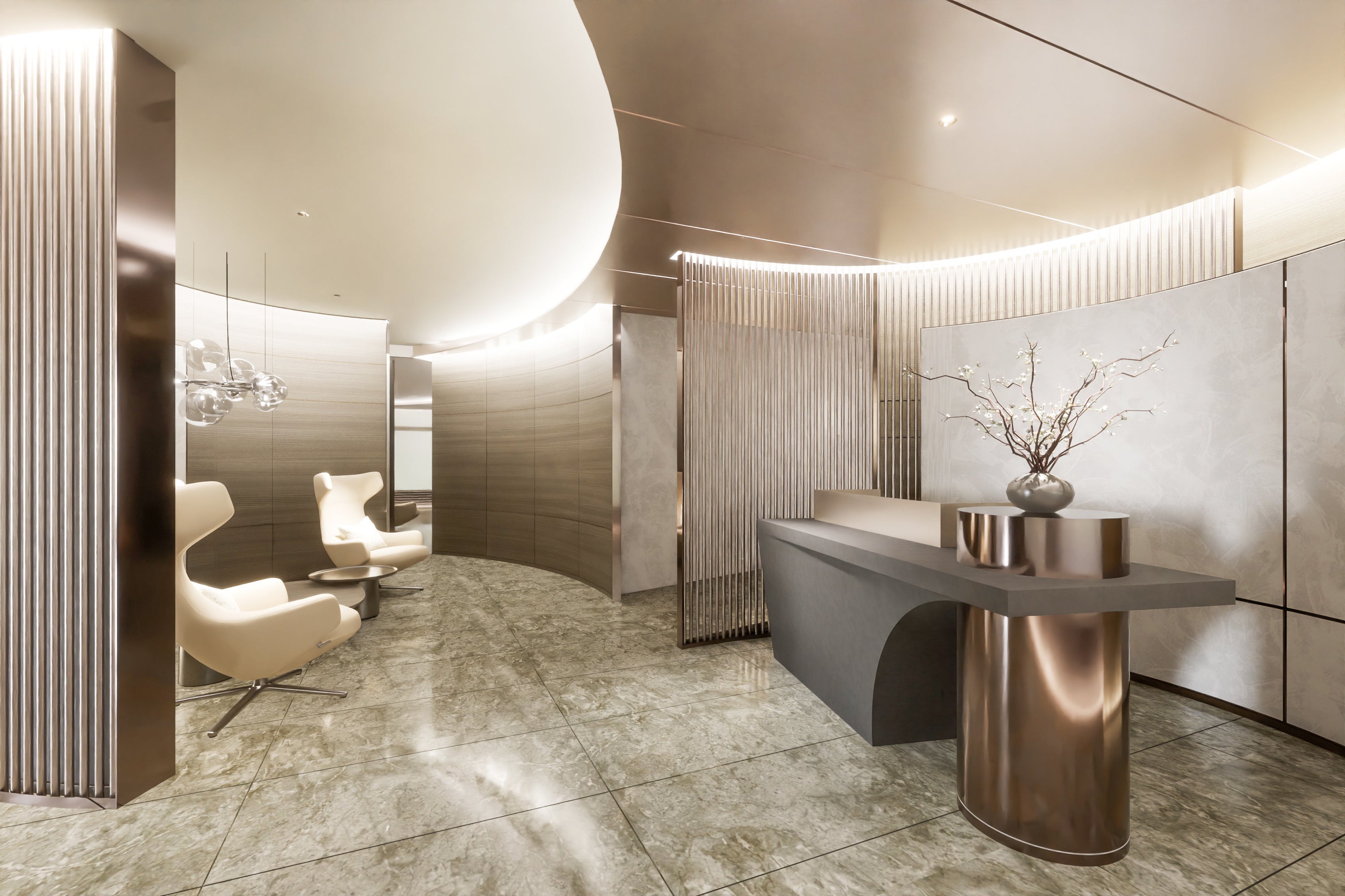 東京ミッドタウンクリニックイースト　受付イメージ