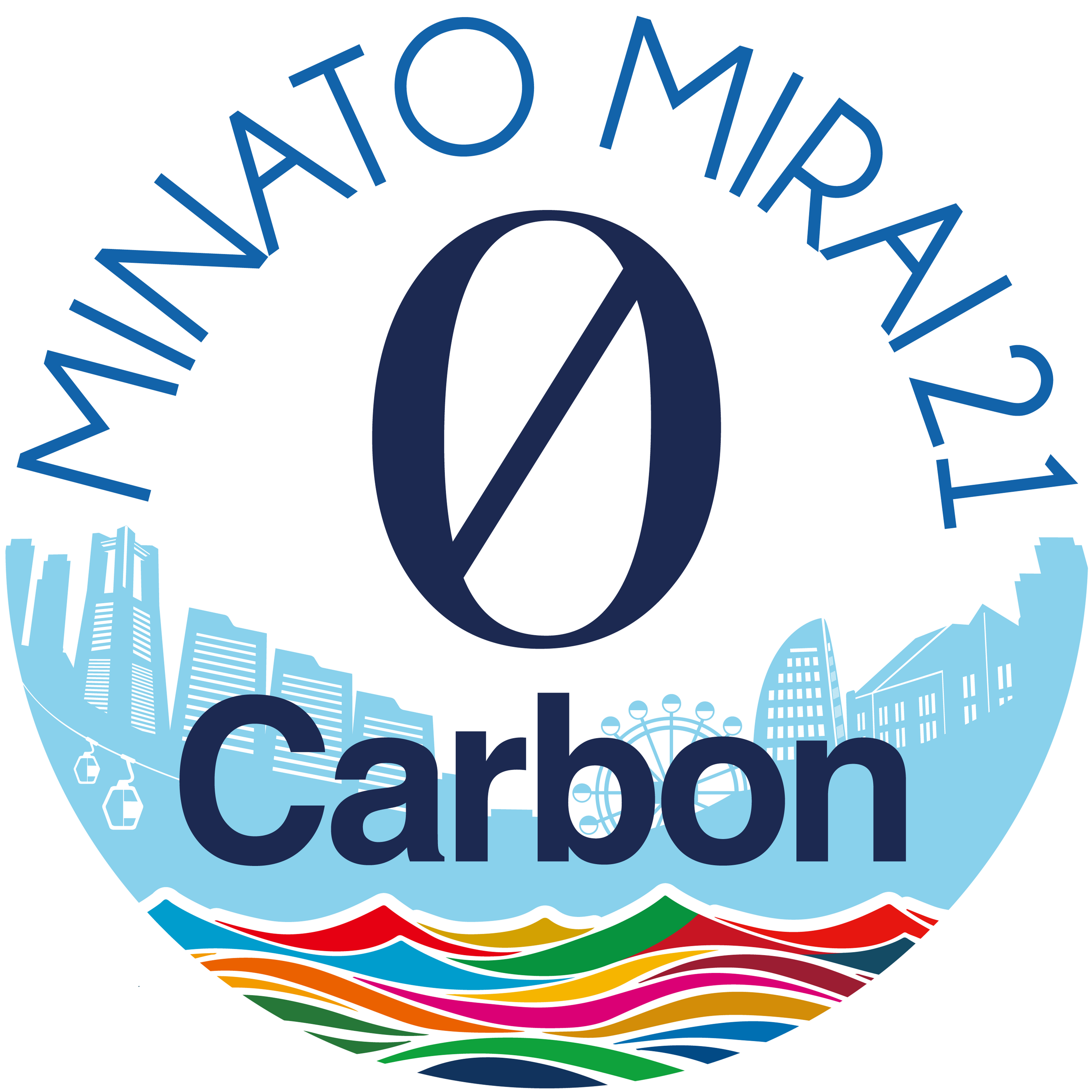 みなとみらい２１地区 脱炭素推進のオリジナル ロゴマーク