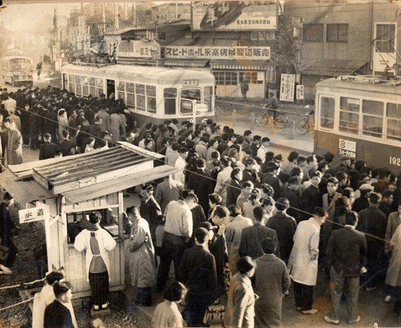 《最盛期の熊本駅前の様子》