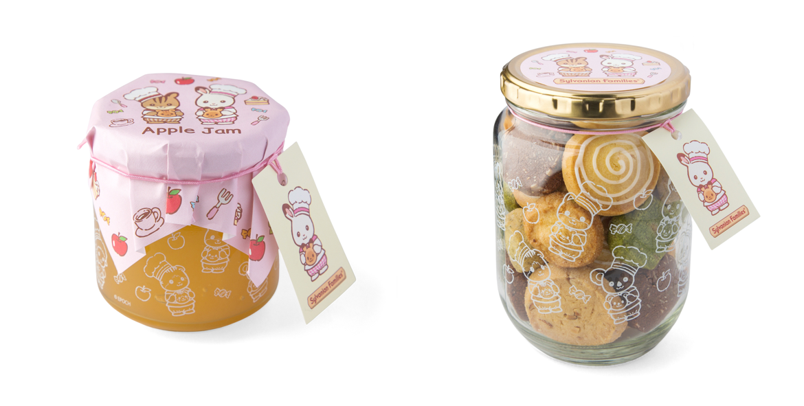 （左）三宅商店カフェ工房コラボ　りんごジャム　1296円 （右）三宅商店カフェ工房コラボ　ミックスサブレ　2160円