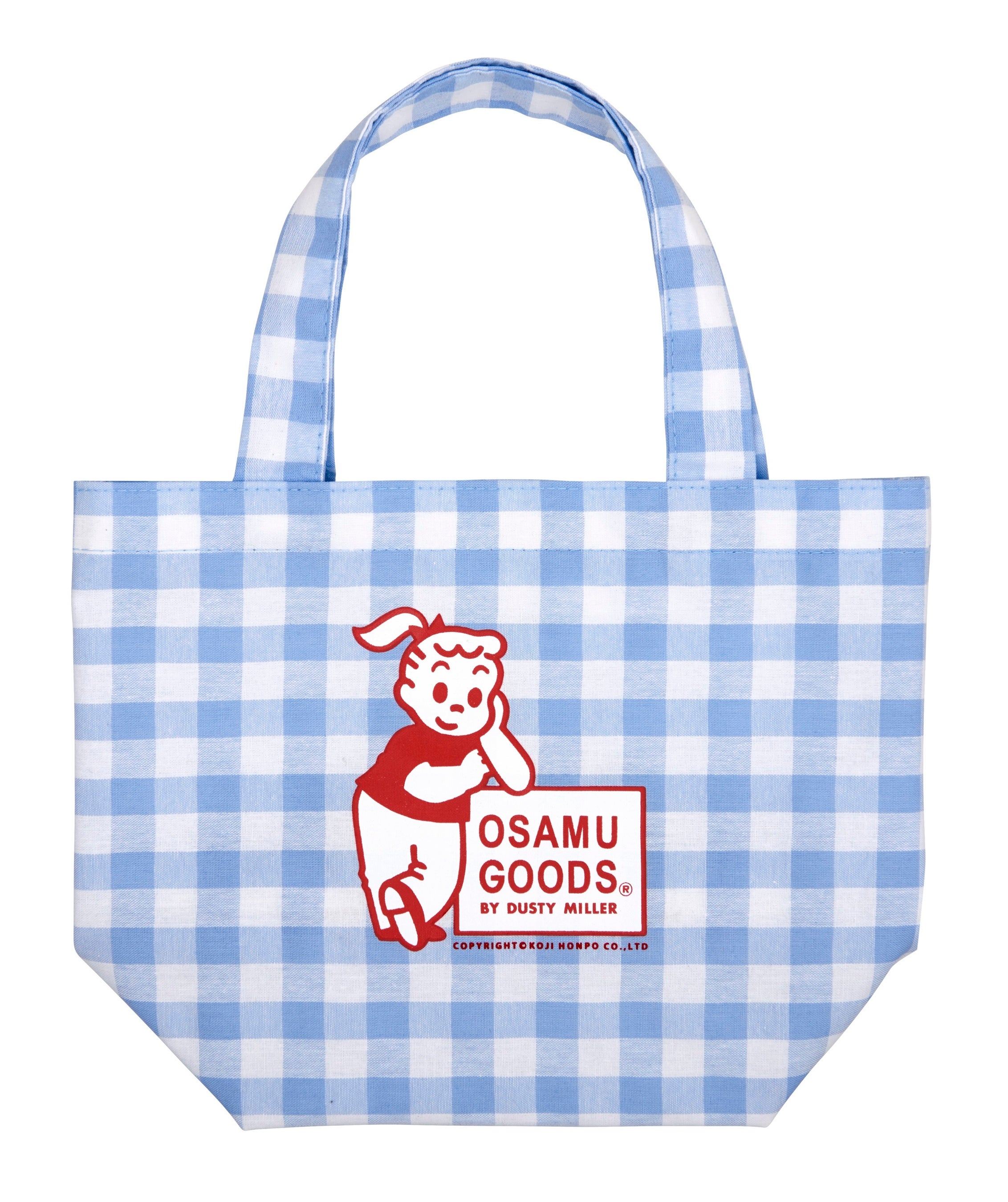 ミニトートJILL  （ｷﾞﾝｶﾞﾑﾁｪｯｸﾗｲﾄﾌﾞﾙｰ） 3,300円（税込）