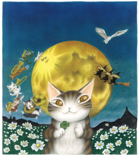 猫の絵画。珍品です。 Amazon.co.jp: マイケル・ルー おすまし・レッド 猫 絵画 ポップ