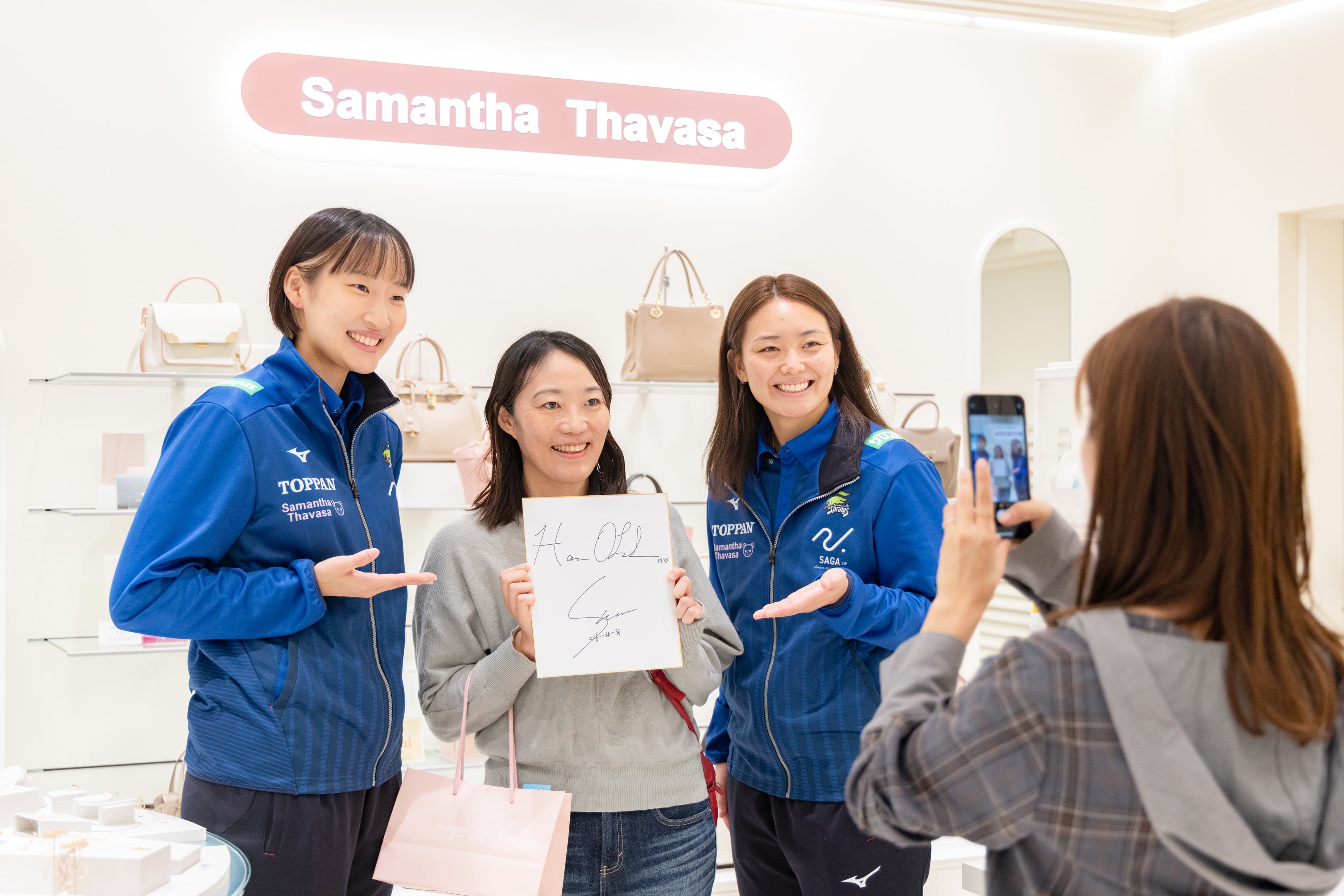 Samantha Thavasa 佐賀スプリングス選手使用モデルバックパック Samantha Thavasaとのコラボレーション リュック発売のお知らせ