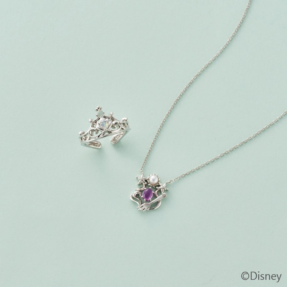 サマンサティアラ　Disney シンデレラ ネックレスとリングセット サマンサティアラ Disney シンデレラ ネックレスとリングセット