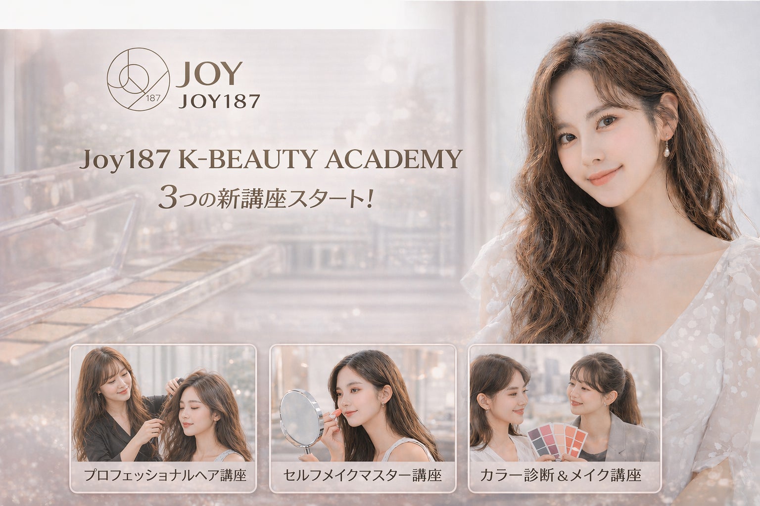 韓国トップサロン「JOY187」監修 K-POPアイドル ヘア&メイク&カラー 韓国トップサロン「JOY187」監修 K-POPアイドル ヘア&メイク&カラー