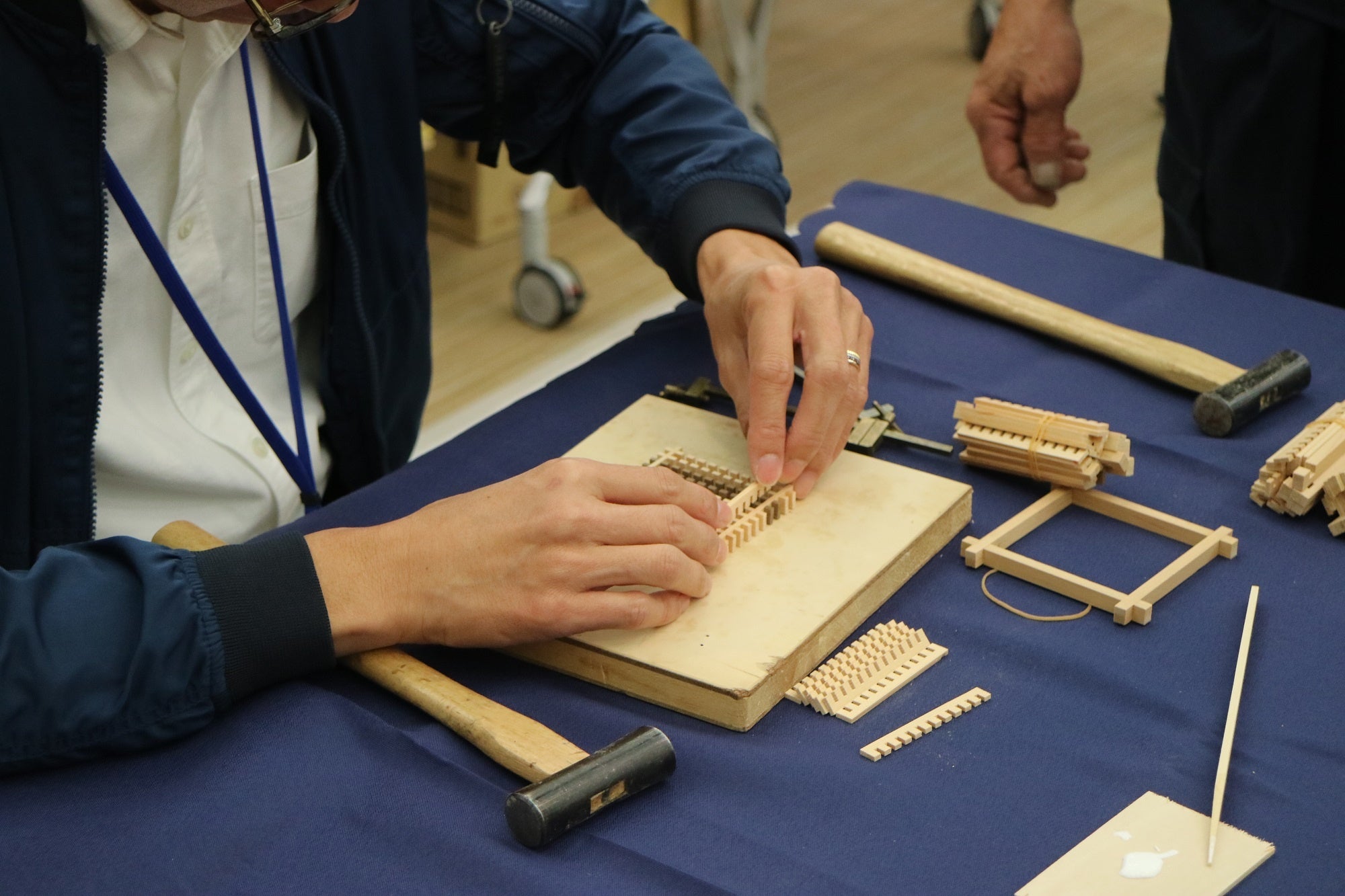「組子」技術体験