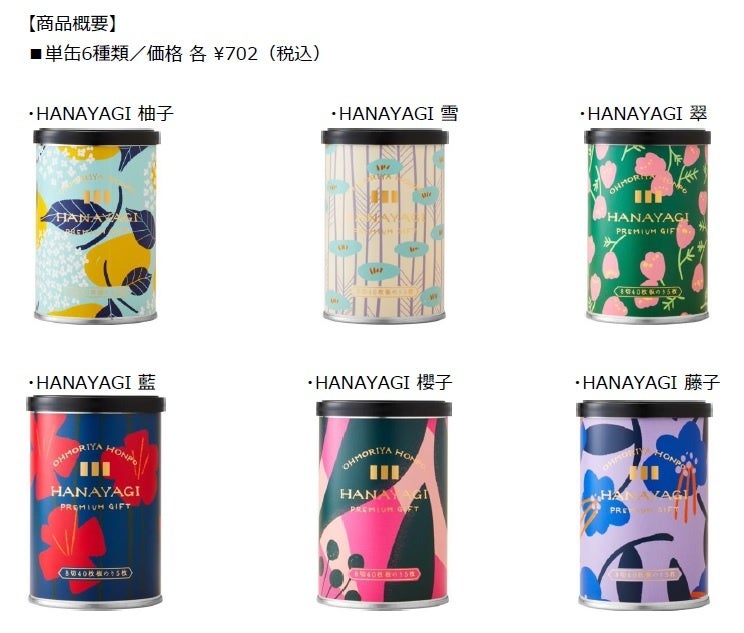 デザインを選べる海苔のギフトブランド「HANAYAGI」を2022