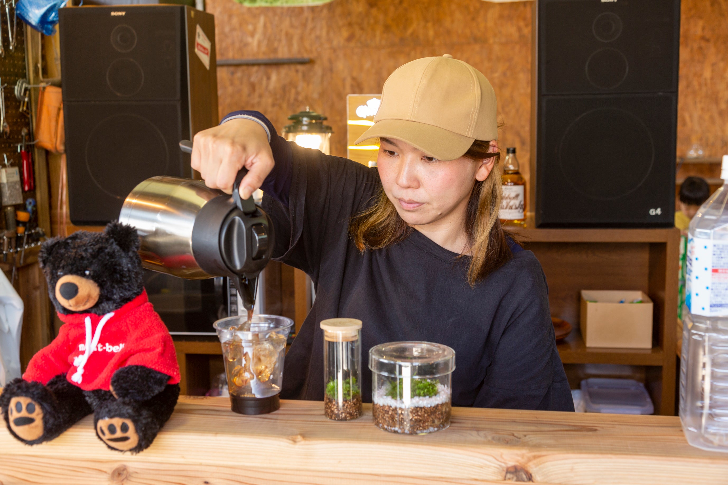 平日はカフェ営業☆長靴OK