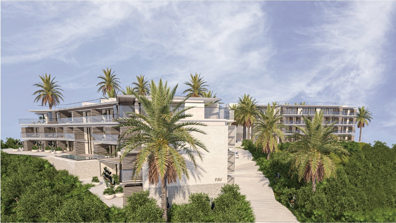 糸島半島 西浦ホテルプロジェクトイメージパース①