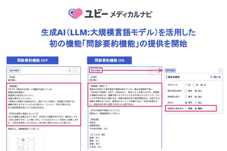 Ubie Ubie、生成AIを活用した初の機能を医療機関向け「ユビーメディカルナビ」で提供開始 | Ubie株式会社のプレスリリース
