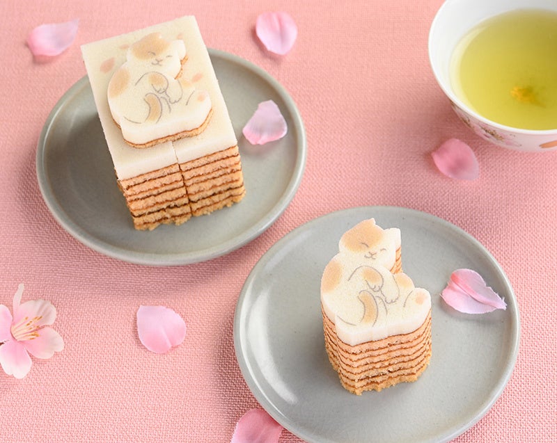 型ぬきバウム さくら猫 ／540円（税込）