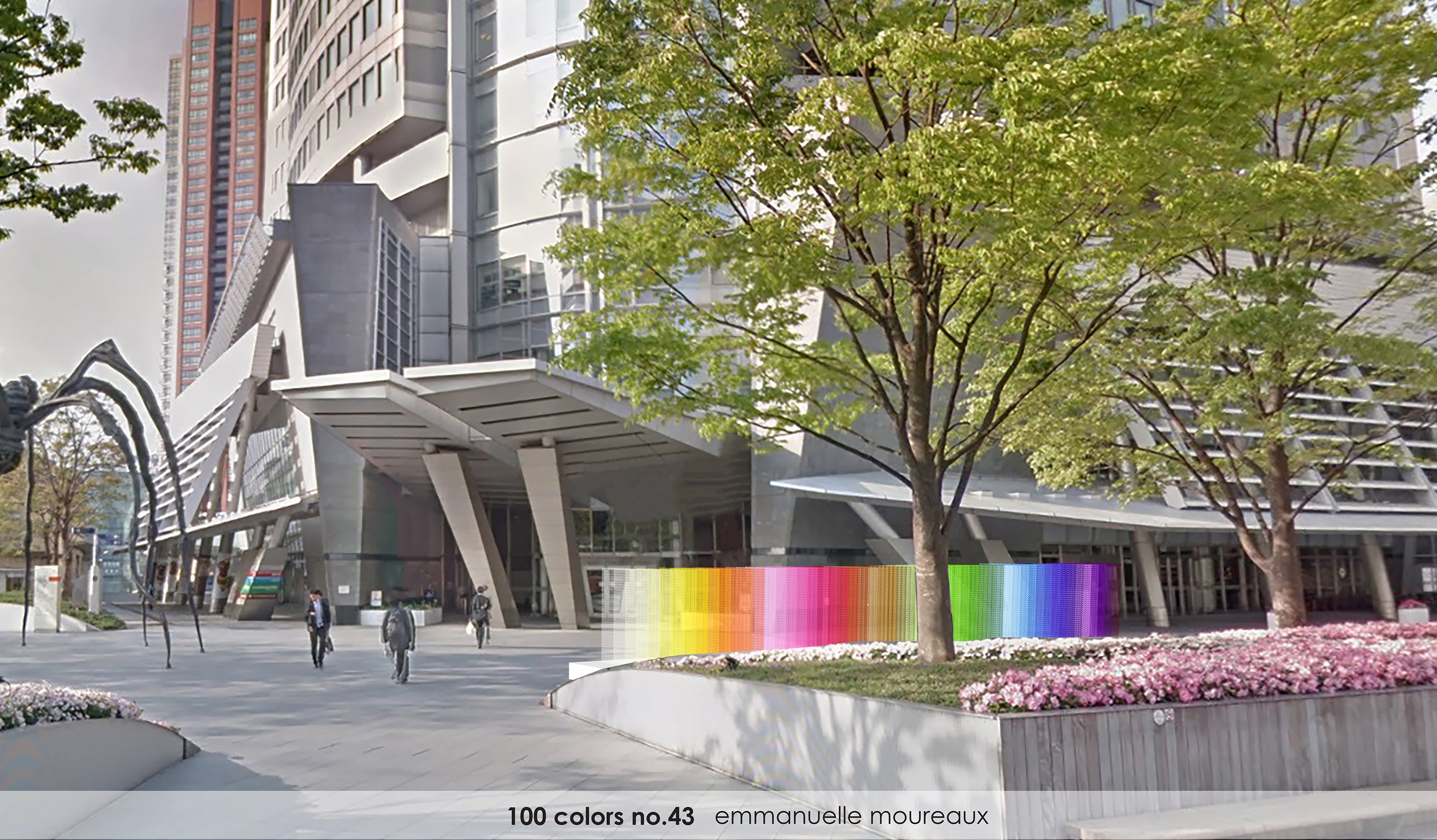 エマニュエル・ムホー 100 colors no.43「100色の記憶」2023年（イメージ）