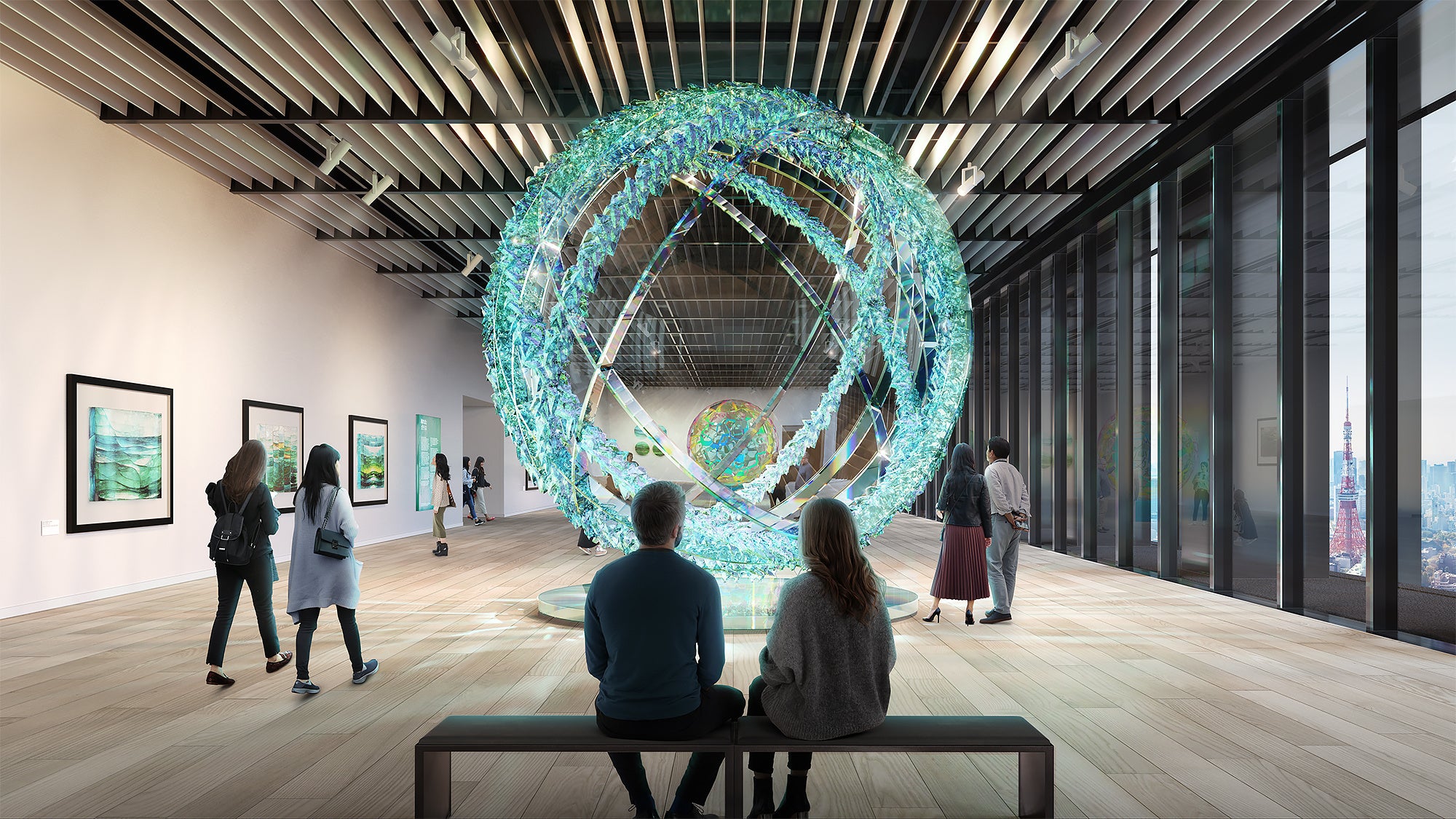 TOKYO NODE GALLERY（45階）　ⒸDBOX for Mori Building Co., Ltd.