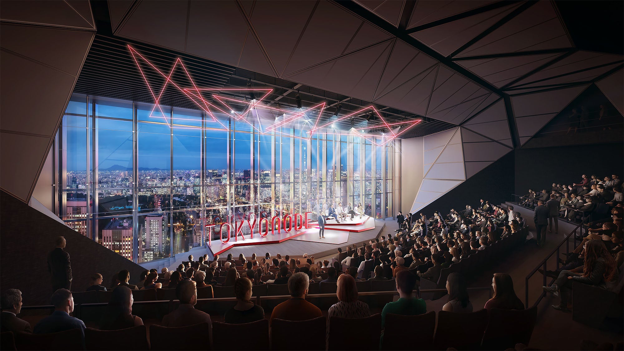 TOKYO NODE HALL（46階）　ⒸDBOX for Mori Building Co., Ltd.