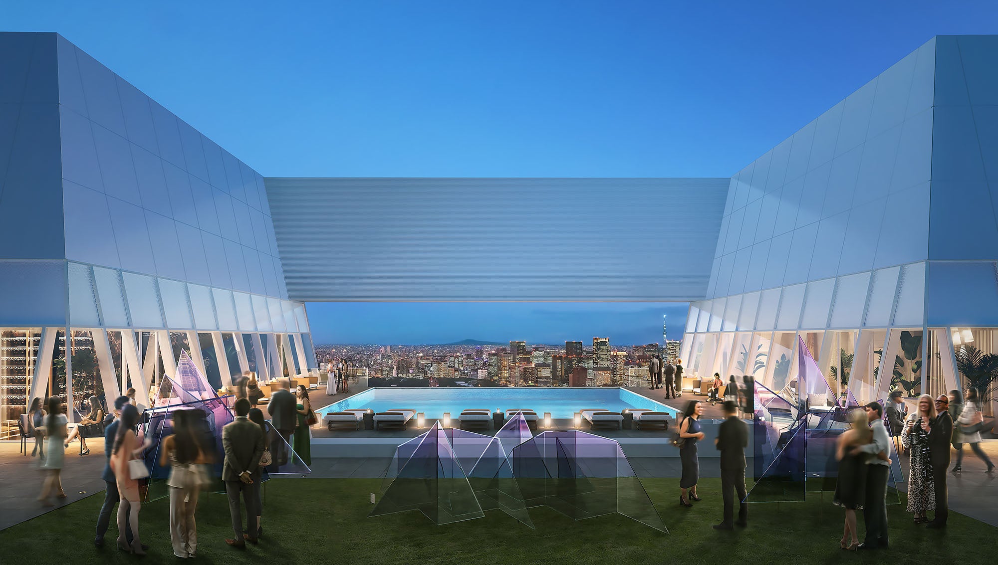 SKY GARDEN & POOL（49階）　ⒸDBOX for Mori Building Co., Ltd.