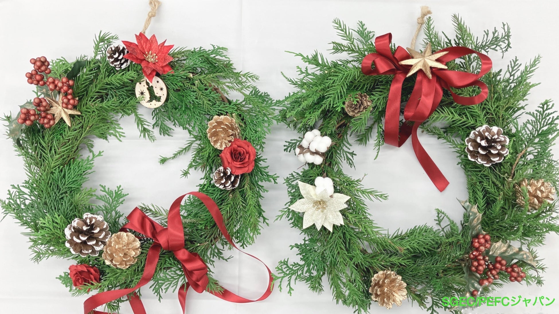 丸太で作ったオーナメントで飾る参加型ツリーが登場! 丸太で作ったオーナメントで飾る参加型ツリーが登場!